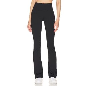 ALO Yoga Airlift Game Changer High Waist Leggings Flare Leg Snap Button Size XS